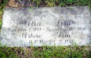 Sister Alice and brother Arthur's resting place on the ground beside Pop's tomb at Manila Memorial Park.