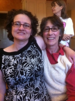 Laura Miller with Jeanne Klein.