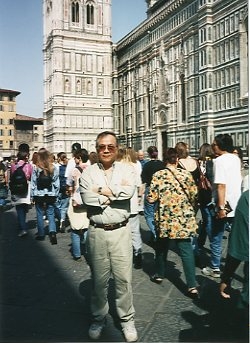 Paul in Florence, Summer 1995.