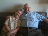 Visiting Beatrice Wright in Madison.
