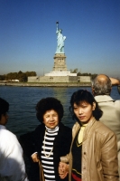 Mom and Debbie on Circle Line in NYC, early 1980s.