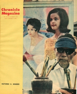 Paul's Chronicle Magazine cover story on Victorio Edades, August 8, 1964.