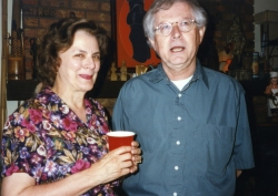 Marilyn Gridley and Jack Cohn at one of Paul's parties.