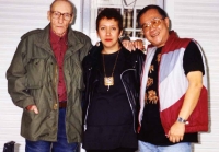 Philippine author Jessica Hagedorn visits William S. Burroughs, 1991.