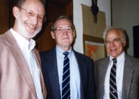 Jack Oruch, Don Warder and Hal Orel at one of Paul's parties.