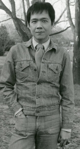 Paul in Andrew Tsubaki's front yard, 1976.