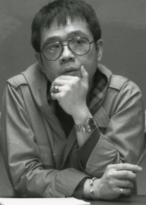 Paul in publicity photo for WOEMAN, 1979.