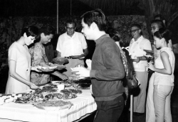 Paul at PAC Christmas party, 1967.