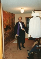 Alfred Lata backstage in 