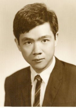 Paul's passport photo, 1968.
