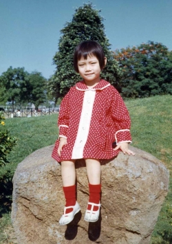 Debbie in Luneta Park, mid-1960s.