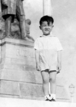 Paul in Luneta Park, 1948.
