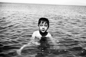 Paul in Paranaque beach resort, 1948.