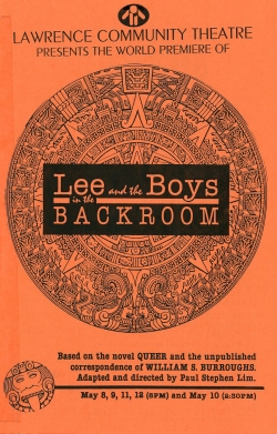 Program designed by Steven Lowe for the 1987 Lawrence production.