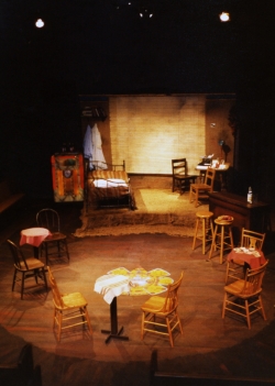Another view of the set design by James Ward.