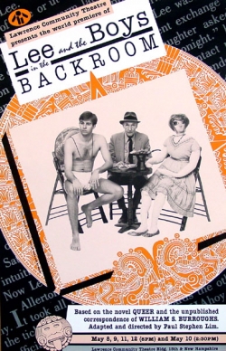 Poster design by the playwright for the 1987 Lawrence production.