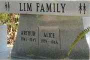 Another view of Lim family plot in Orlando, FL.