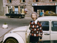 Grant Goodman's mother Elaine in Ireland, 1975.