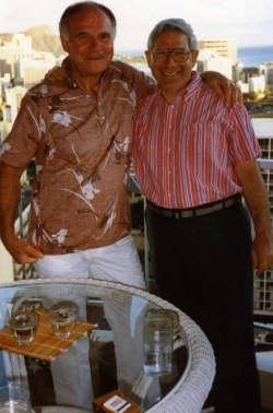 Leigh Wright and Grant Goodman in Hawaii, mid-1980s.
