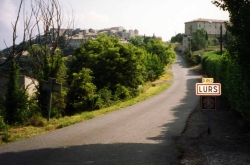 Summer in Lurs, France, mid-1990s.