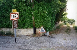Another view of road to Lurs, France.