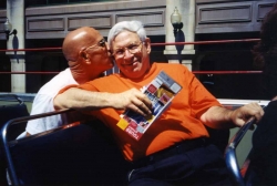 Mervyn Aronoff with Grant in Montreal.