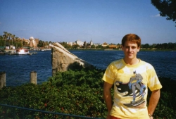 Mike Mummert in Orlando, early 1990s.