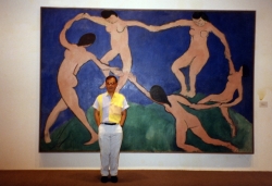 Paul at MOMA in New York, 2000.