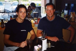 Ryan Butts and Dan Kulmala at KCACTF regional festival, 2003.