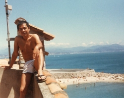 Paul in Cap D'Antibes, June 1981.