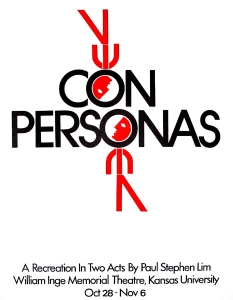 Poster for Kansas University production designed by Philippine graphic artist Franco Patriarca.