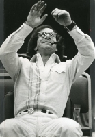 Steve Silver  (Patrick) in rehearsal