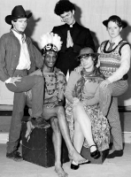 Five of the characters from Act Two ("Sammy's Swingles").