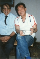 Ed Ruhe at one of Paul's garden parties.
