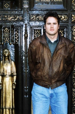David Scott at St. Patrick's Cathedral in NYC, 1994.