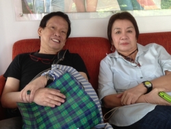 Bert Labog and Milet Leuterio