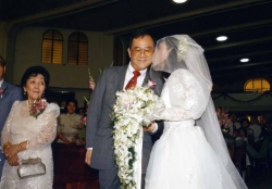 Paul at Debbie's wedding.