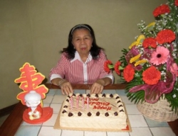 Mom's 87/88 Birthday, 27 Sept 2010.