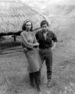 Paul with Gilda at Banaue Rice Terraces, mid-1960s.
