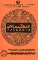 Program designed by Steven Lowe for the 1987 Lawrence production.
