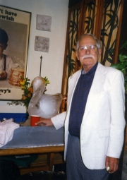 George Wedge at one of Paul's parties, mid-1980s.