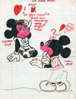 Drawing by John William in prison, 1990.